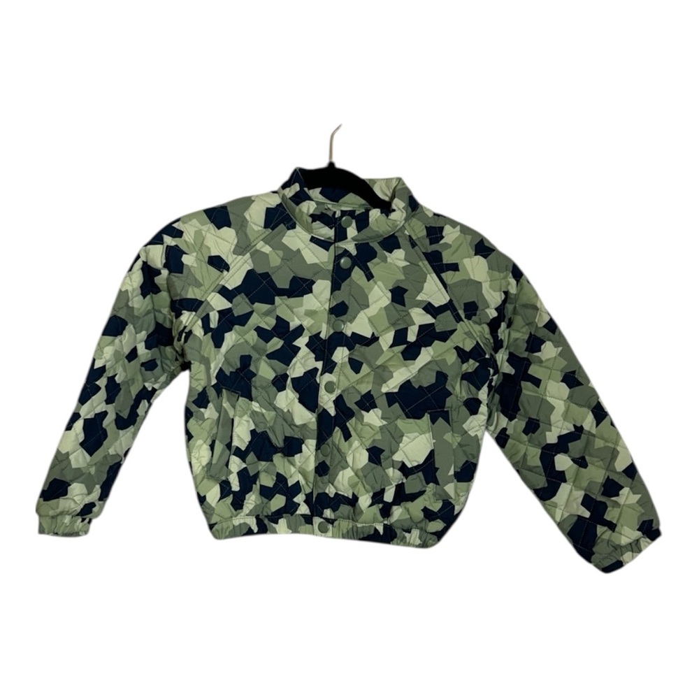NWT Amazon Essentials Kids Camo Lightweight Puffer Jacket Size Small 6/7 New